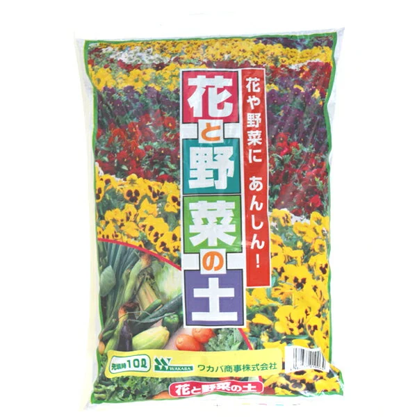 ワカバ商事 花と野菜の土 10L